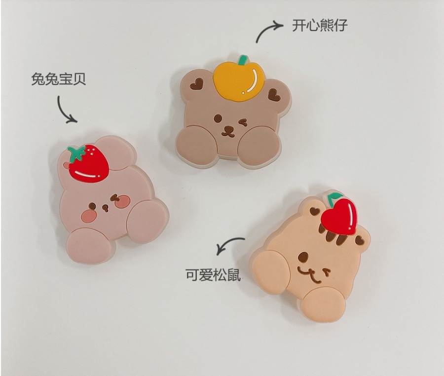 DTD愛心水果拼盤系列🍓-LED炫彩閃燈大圓臉軟膠釘