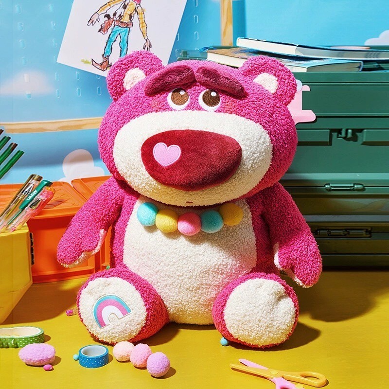 皮克斯 Pixar 玩心大發 系列 熊抱哥 Lotso L號 坐姿 娃娃 玩偶 玩具總動員 Toy Story -上海迪士尼商店