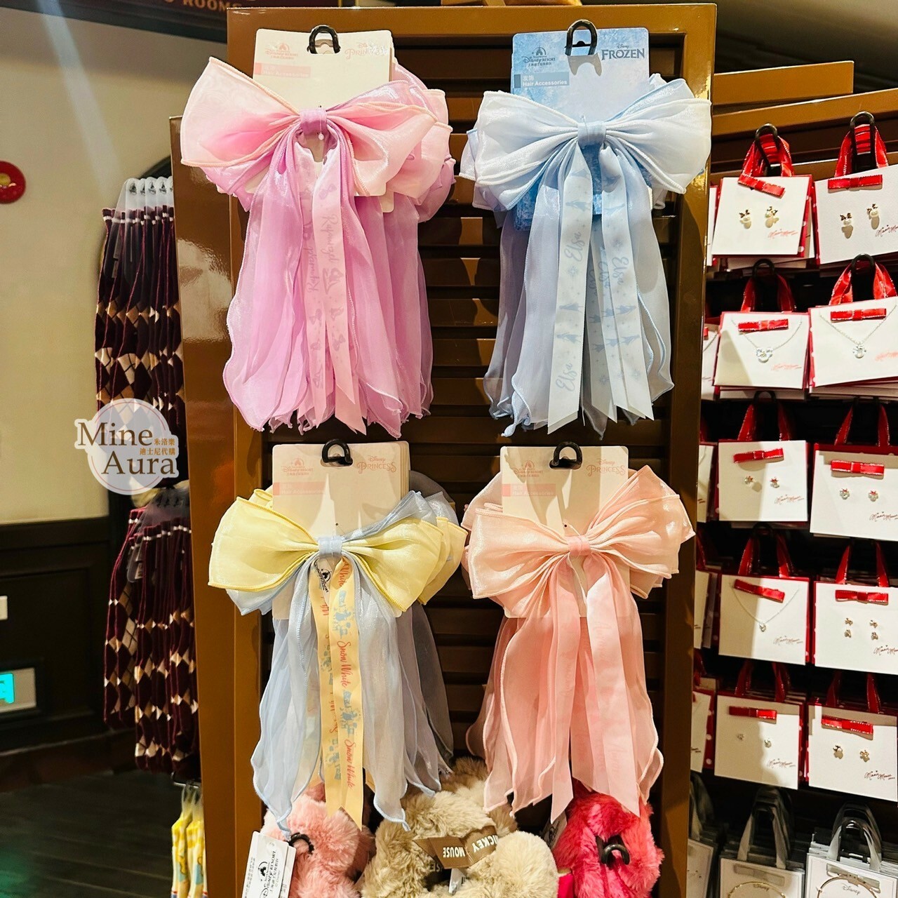 (限時特價) 長髮公主 樂佩 Rapunzel 緞帶大蝴蝶結造型 髮束 髮飾 魔髮奇緣 Tangled -上海迪士尼樂園