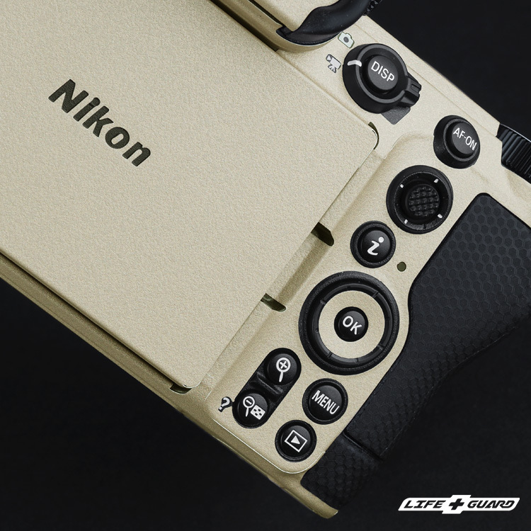 LIFE+GUARD Nikon Z6III Z63 專用相機貼膜背面按鍵展示圖