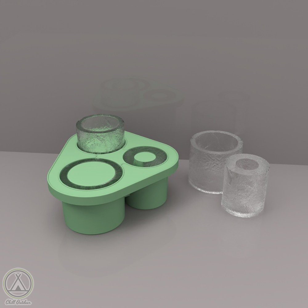 矽膠製冰盒 stanley冰塊 冰霸杯製冰器－(多色)