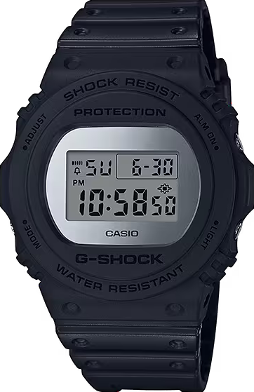 萬年鐘錶 - G-SHOCK  圓形錶殼系列電子錶 DW-5700BBMA-1  錶徑 : 45.4 mm