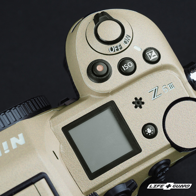LIFE+GUARD Nikon Z6III Z63 專用相機貼膜背面按鍵展示圖
