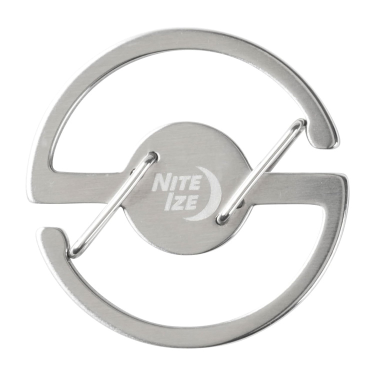 Niteize MKC-11-R3 Madallion Key Carabiner - Stainless