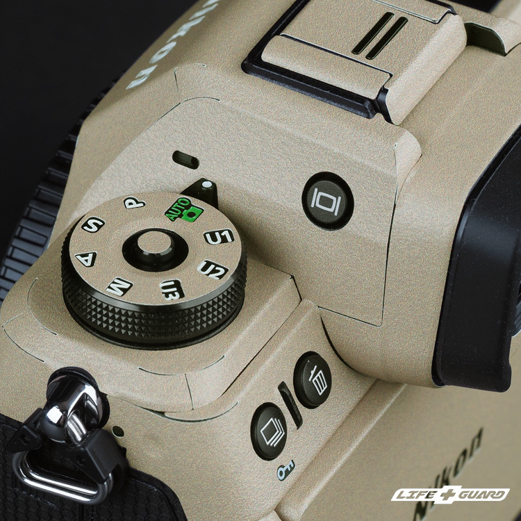 LIFE+GUARD Nikon Z6III Z63 相機貼膜按鍵特寫展示圖