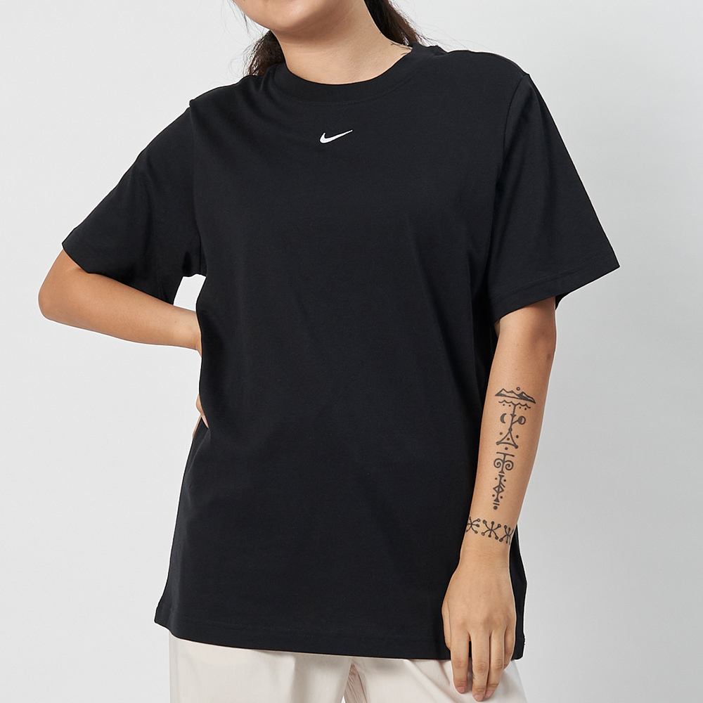 Nike AS W NSW TEE ESSNTL LBR 女款 黑色 圓領 短袖 FD4150-010