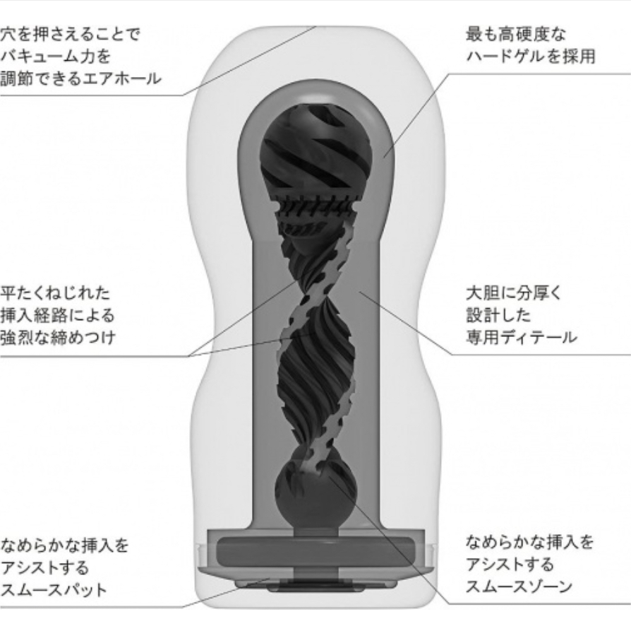 TENGA ORIGINAL VACUUM CUP 第二代 EXTRA STRONG 飛機杯