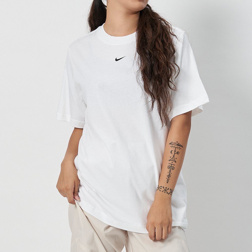 Nike AS W NSW TEE ESSNTL LBR 女款 白色 純棉 圓領 短袖 FD4150-100