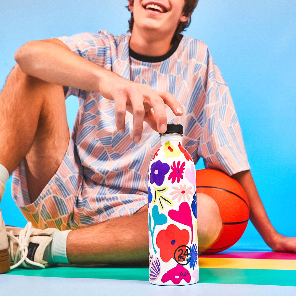 義大利 24Bottles 輕量冷水瓶 1000ml / 絢麗系列