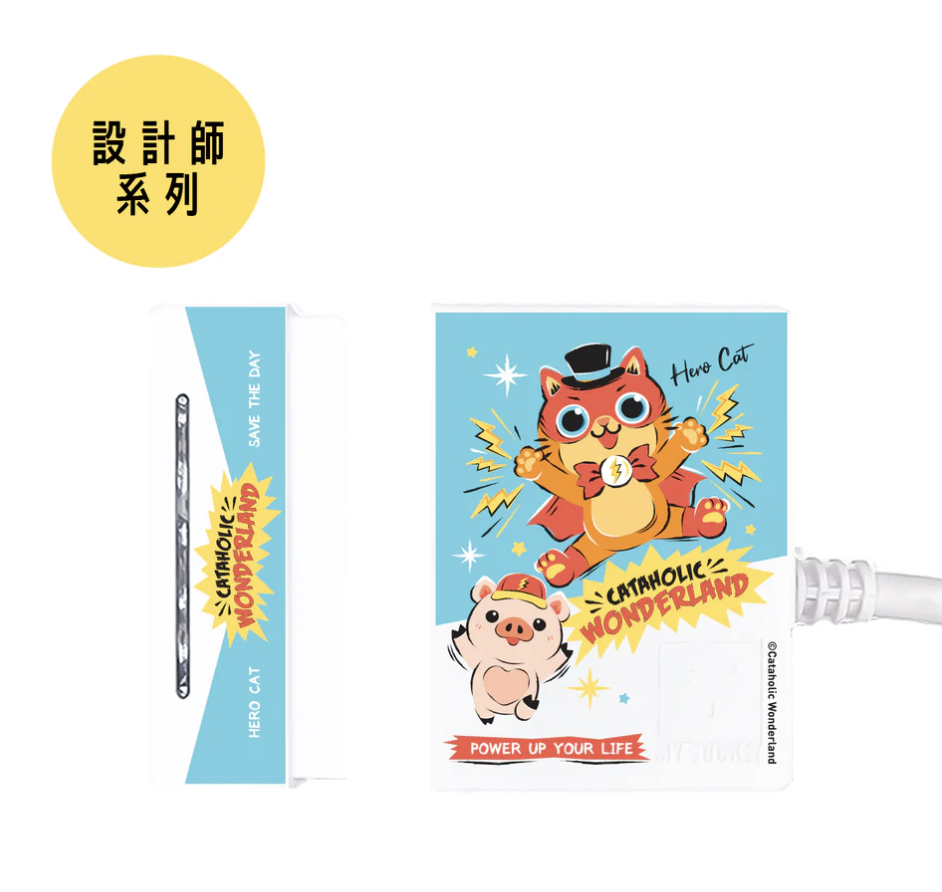 (設計師系列)MY SOCKET x Cataholic Wonderland 4+1 組合拖板