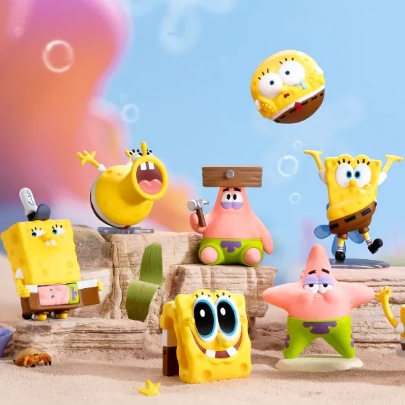 泡泡瑪特 海綿寶寶 25週年限定 搞怪系列 盲盒