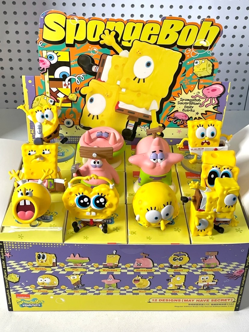 泡泡瑪特 海綿寶寶 25週年限定 搞怪系列 盲盒