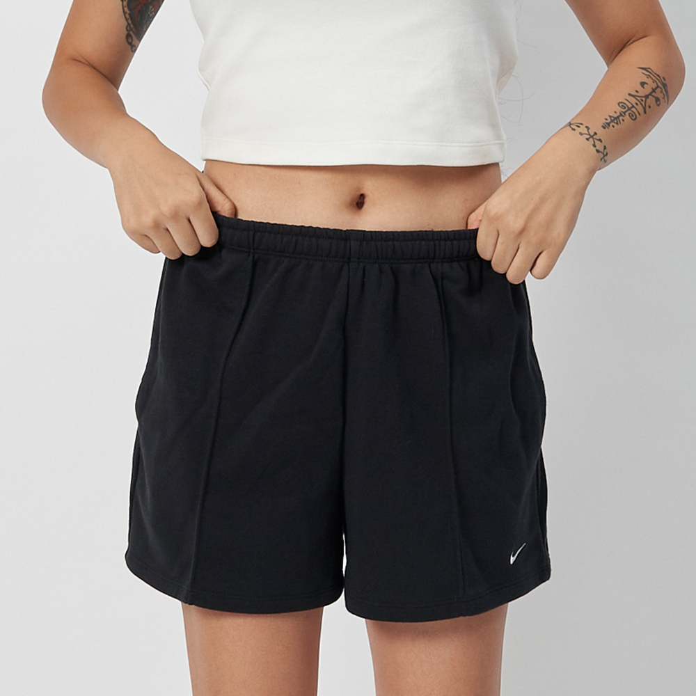 Nike As W Nsw Nk Chll Ft Mr 4in Sho 女款 黑色 運動 短褲 HF6941-010