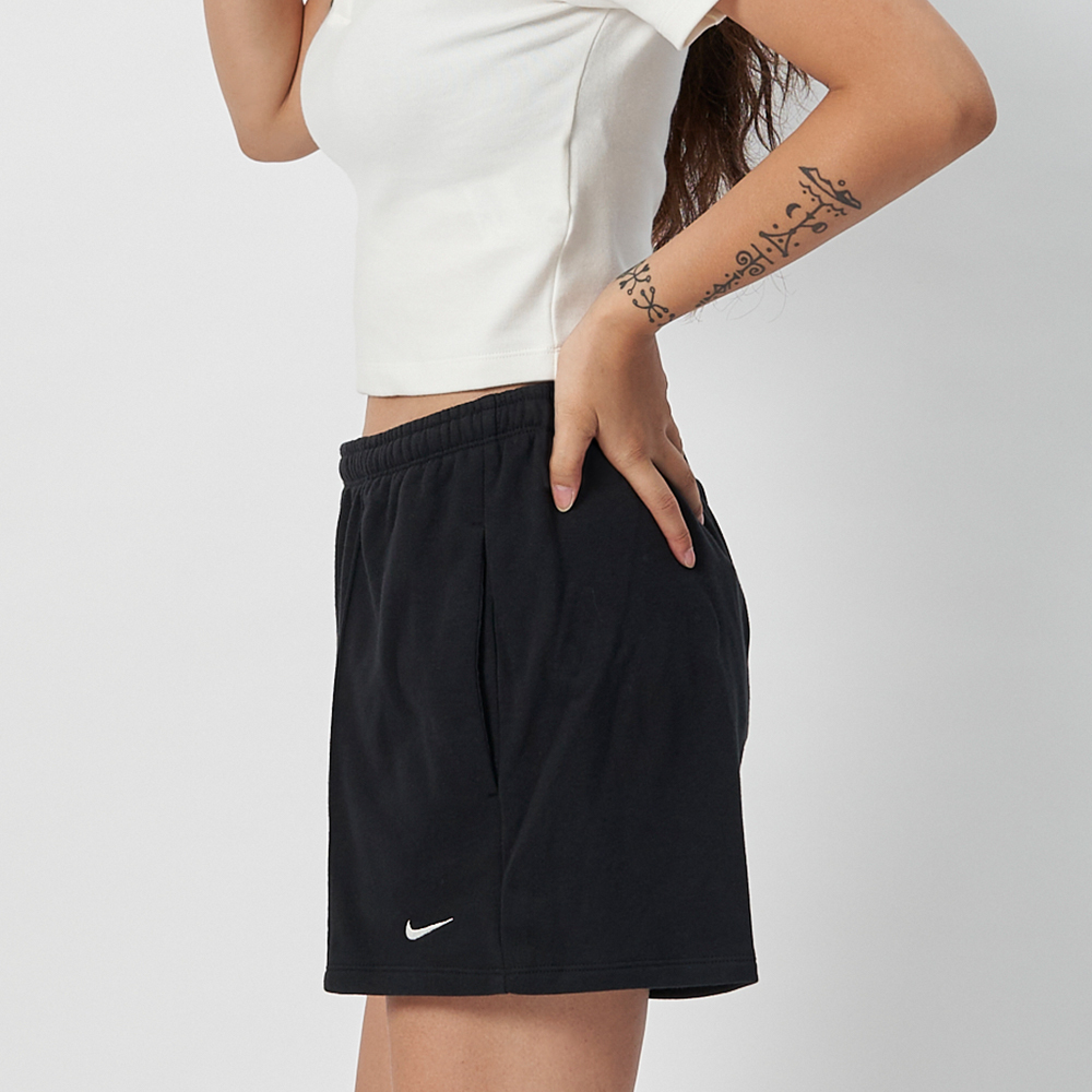 Nike As W Nsw Nk Chll Ft Mr 4in Sho 女款 黑色 運動 短褲 HF6941-010