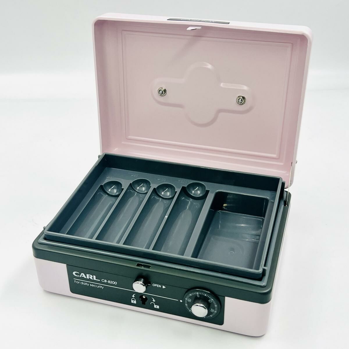 CARL - CARL 中型金庫錢箱 配附匙和密碼鎖 #CB-8200《香港行貨》- 1 個