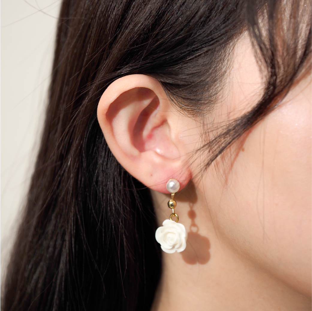 【AOI】每天都是花季-S925純銀耳環