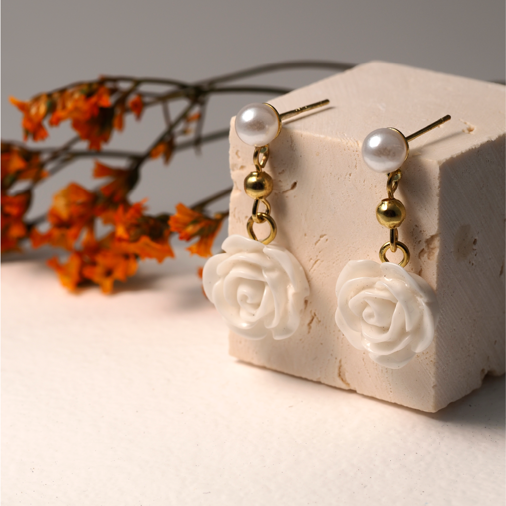 【AOI】每天都是花季-S925純銀耳環