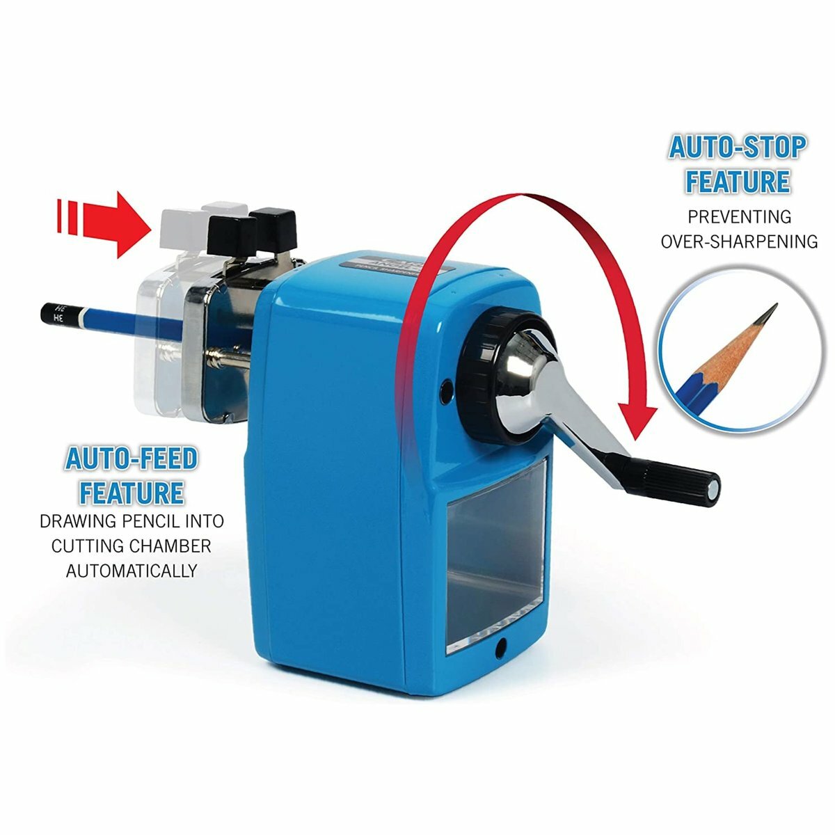 CARL - 日本 CARL Angel-5 手動鉛筆刨機 - 附金屬桌面安裝《香港行貨》- 1 個