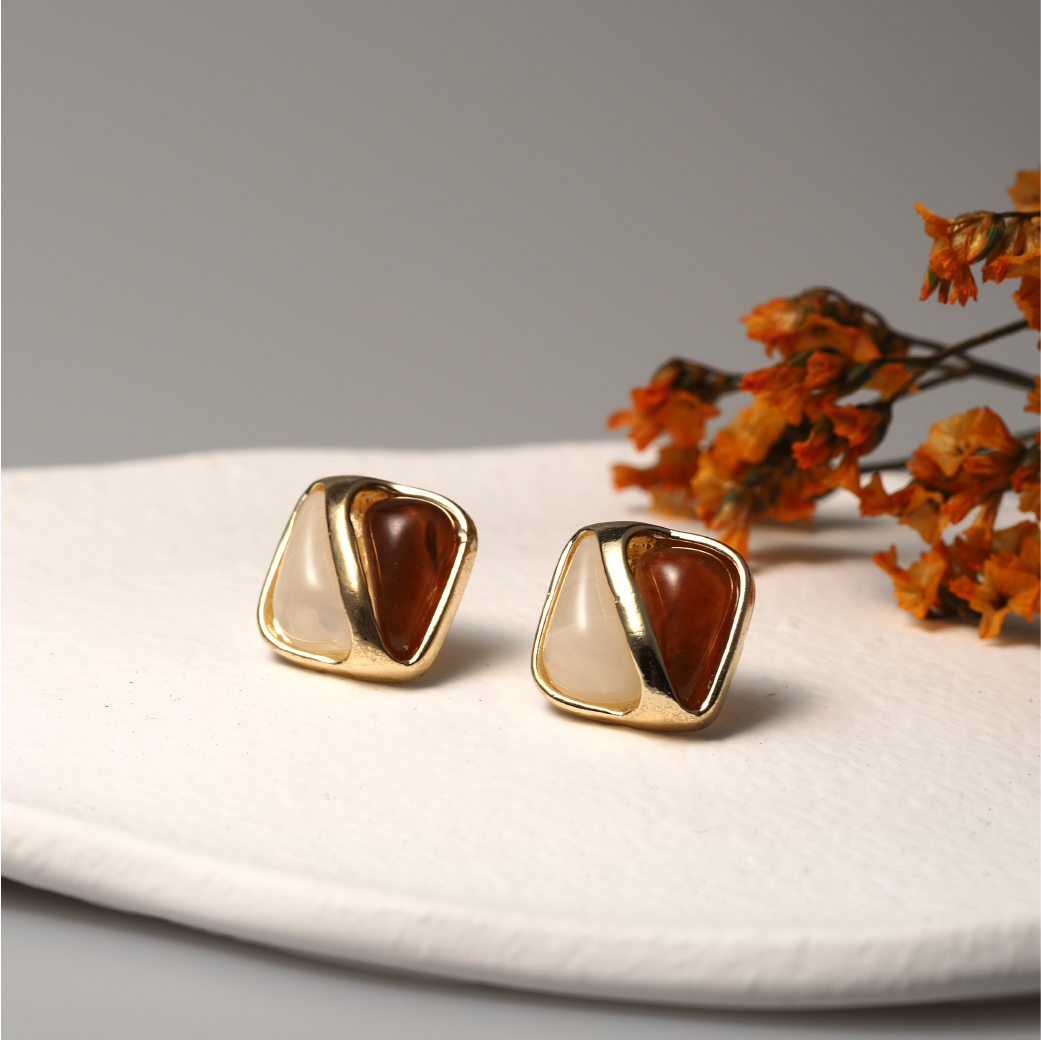 【AOI】像是有化妝-S925純銀耳環