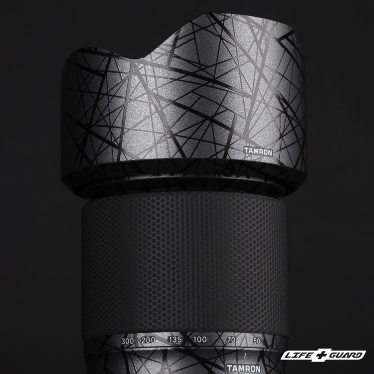 交織灰貼膜質感特寫，LIFE+GUARD 設計風格