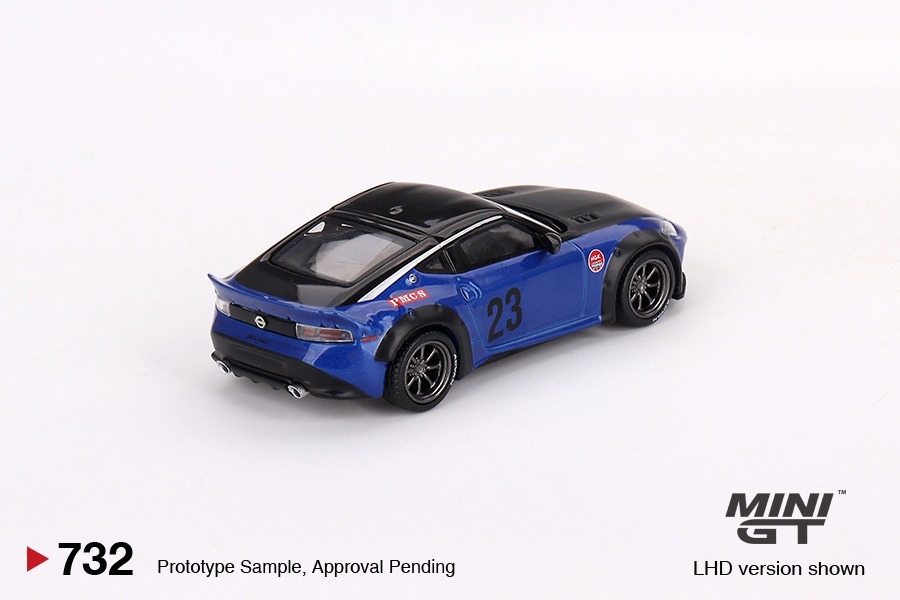 Mini GT 1/64 日產 Nissan Z LB★NATION WORKS Seiran Blue RHD