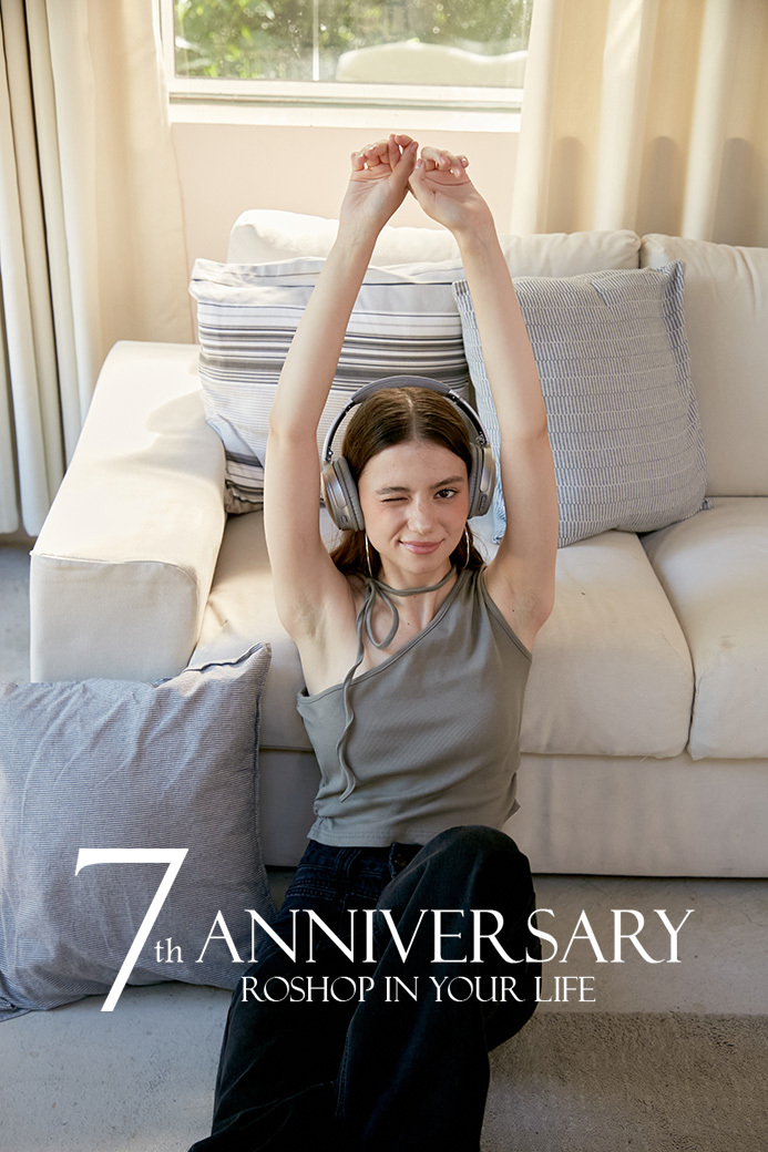 週年限定ღ BY ROSHOP.ᐟ.ᐟ綁帶設計單肩背心-4色