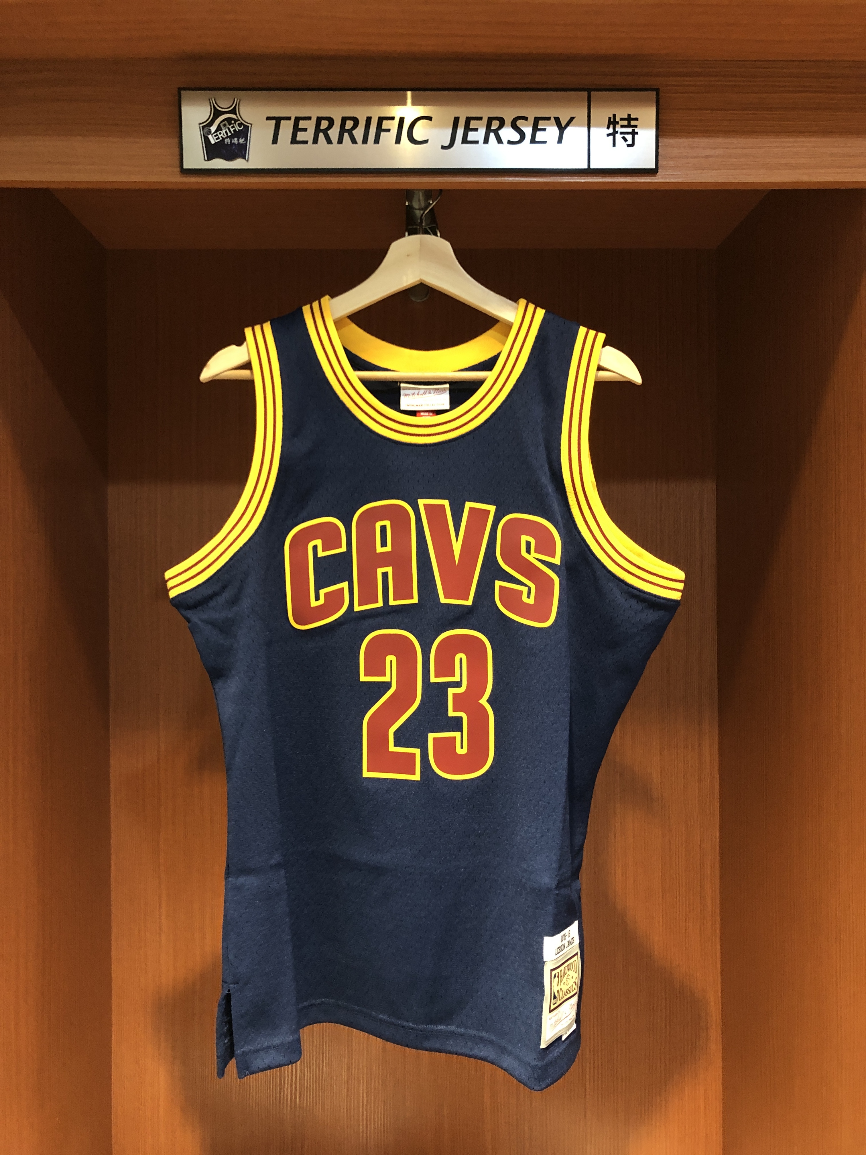 NBA球衣 Lebron James 克里夫蘭騎士深藍 15-16深藍 M&N Swingman 球迷版 熱轉印 全新