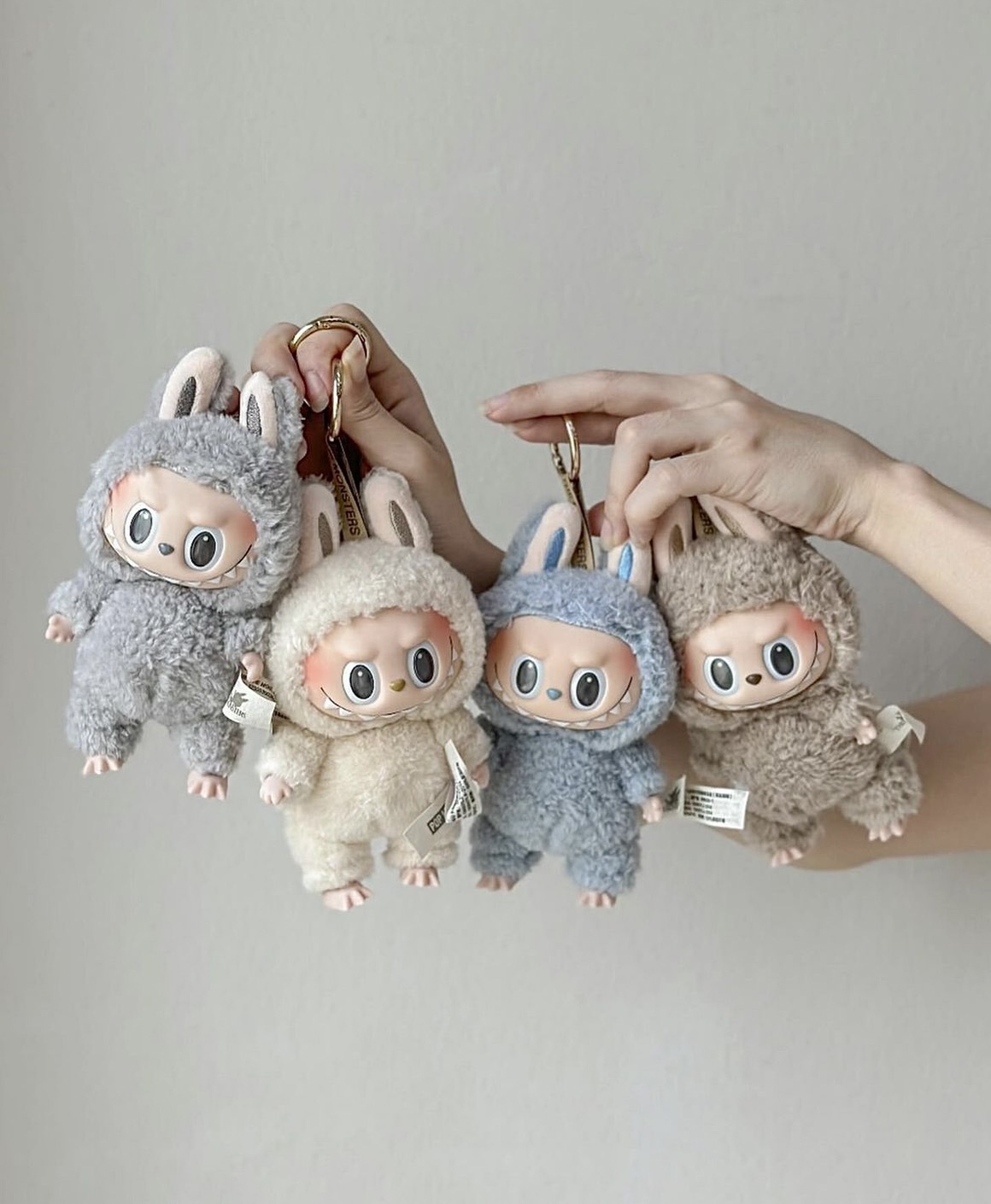 POP MART 泡泡瑪特 LABUBU 心動馬卡龍 鑰匙圈娃娃
