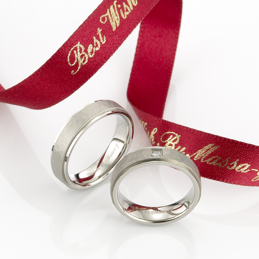 MASSA-G DECO系列 Double Ring【Promise】 鈦金男戒