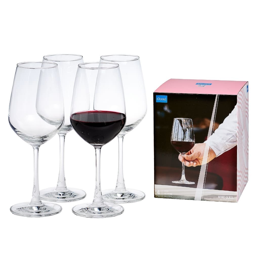 Ocean VINO 紅酒杯-470ml/4入禮盒組