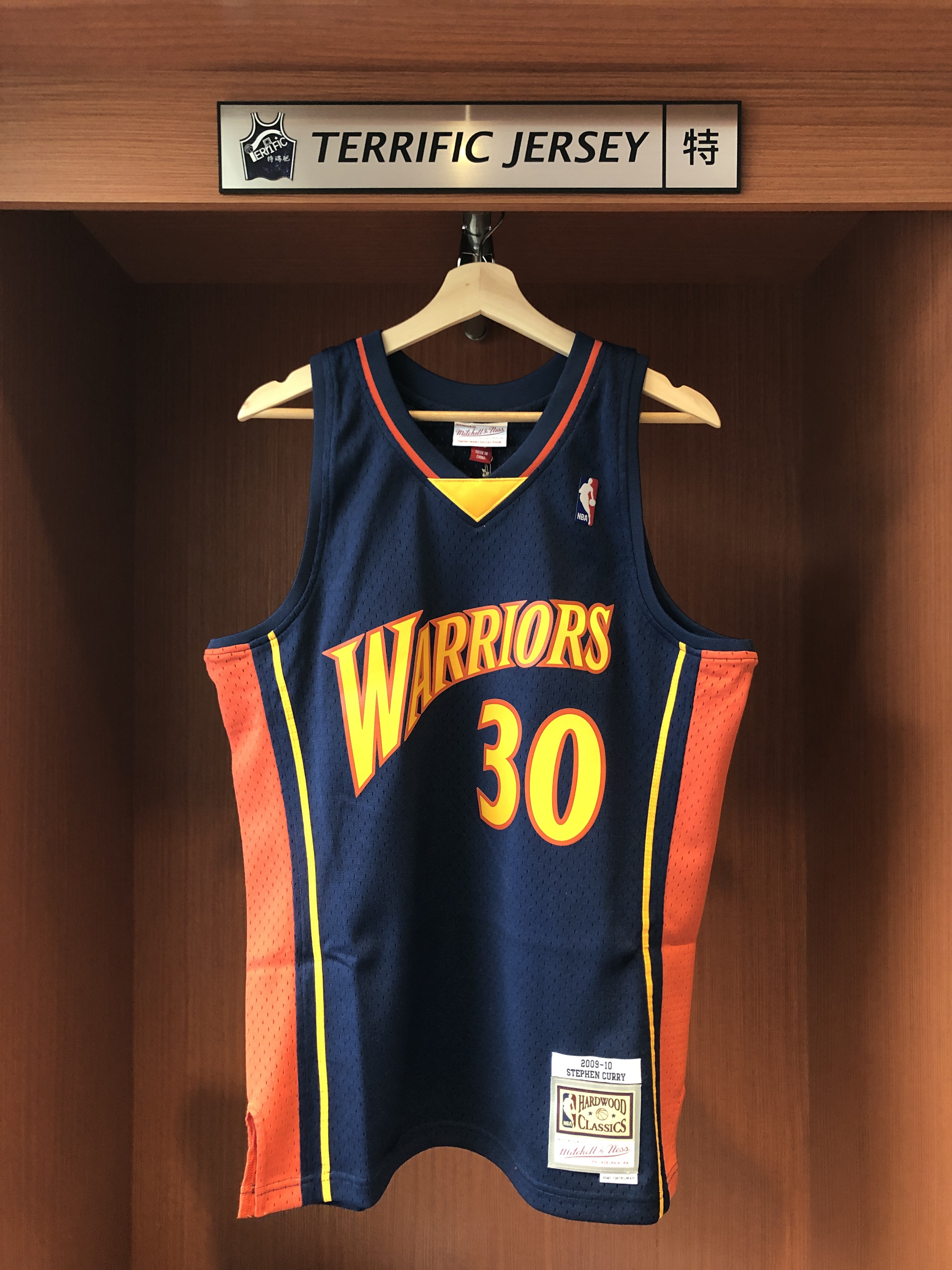 NBA球衣 Stephen Curry 金州勇士 深藍 09-10 新人年 M&N Swingman G2 球迷版 熱轉印 全新