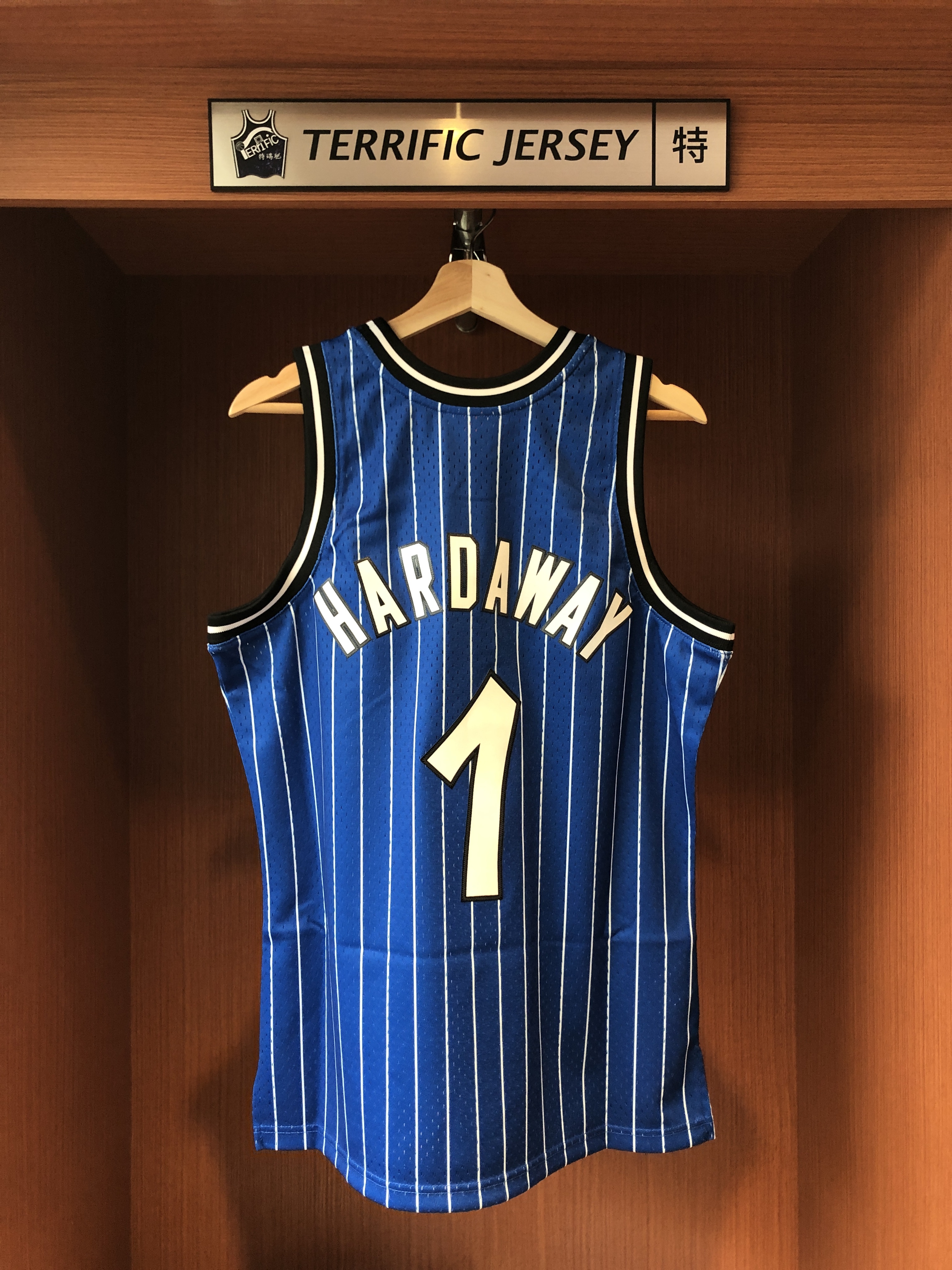 NBA球衣 Penny Hardaway 奧蘭多魔術 藍條紋 94-95 M&N Swingman G2 球迷版 熱轉印 全新
