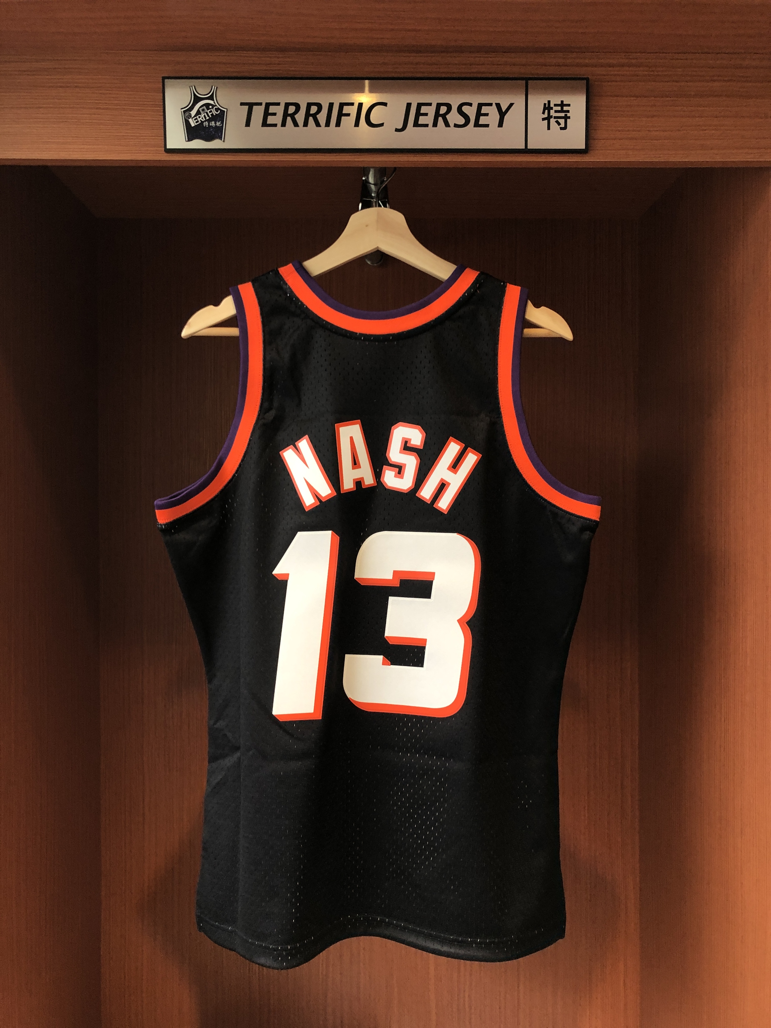 NBA球衣 Steve Nash 鳳凰城太陽黑 96-97 M&N Swingman G2 球迷版 熱轉印 底圖染印 全新