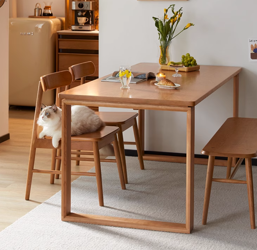 北陌 實木餐桌椅套裝