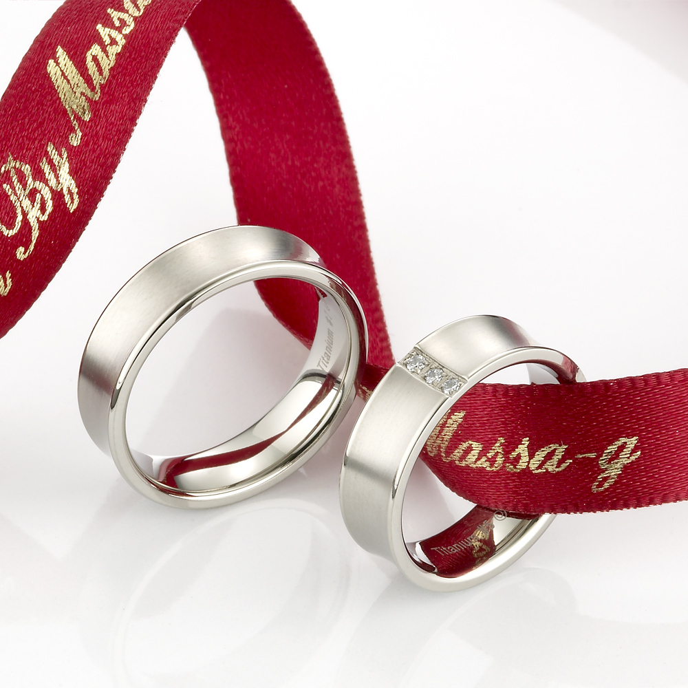 MASSA-G DECO系列 Double Ring【Sware】 鈦金男戒