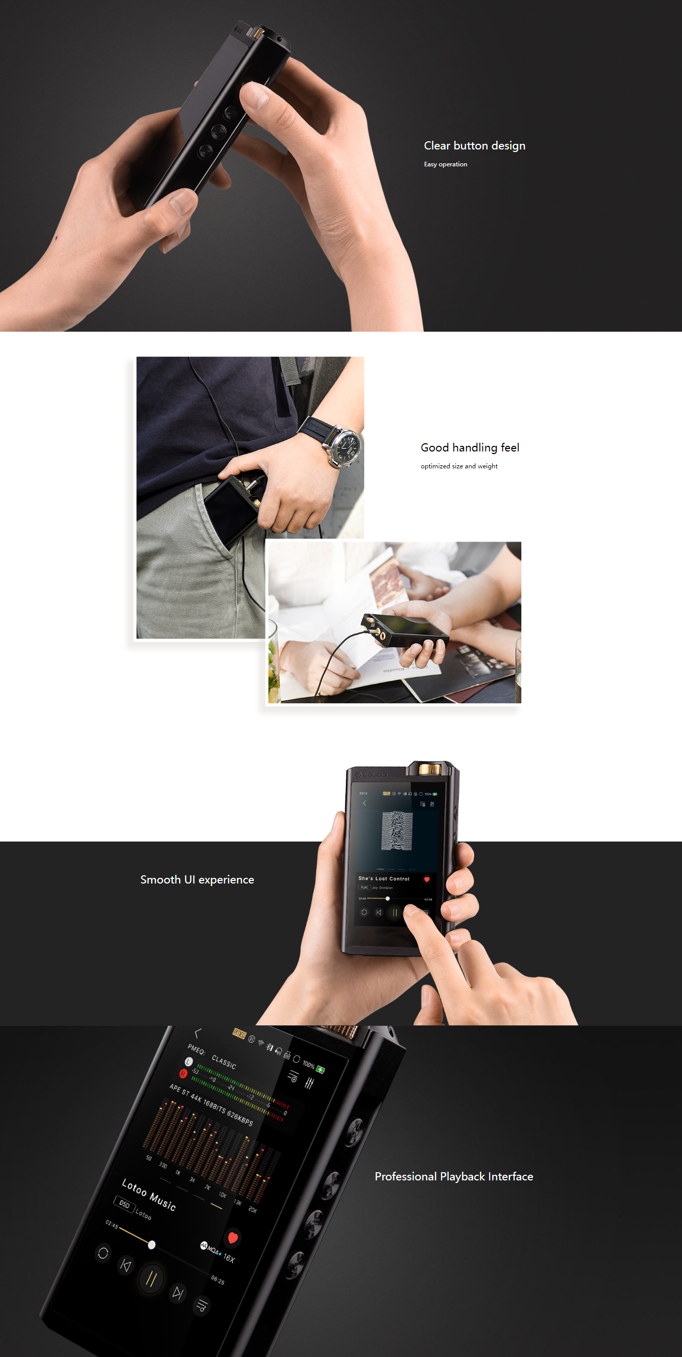 Lotoo PAW Gold Touch 數位音樂播放器| OTG Store Lotoo PAW Gold Touch 數位音樂播放器| OTG Store