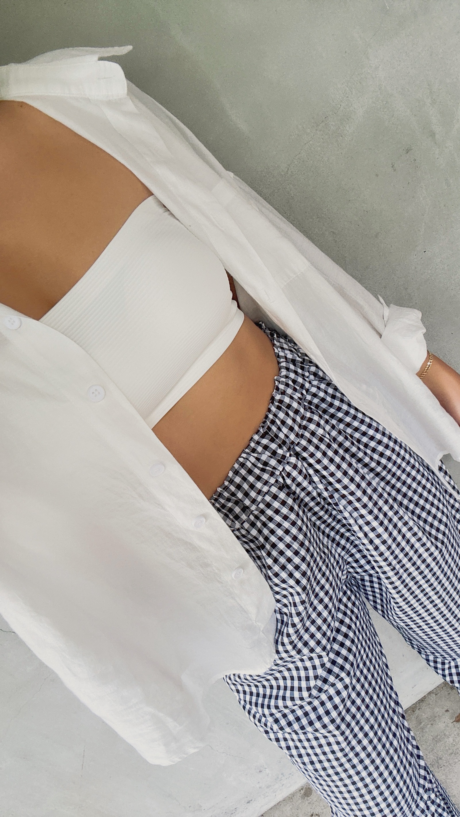 無痕一片式平口Bra Top(5色)