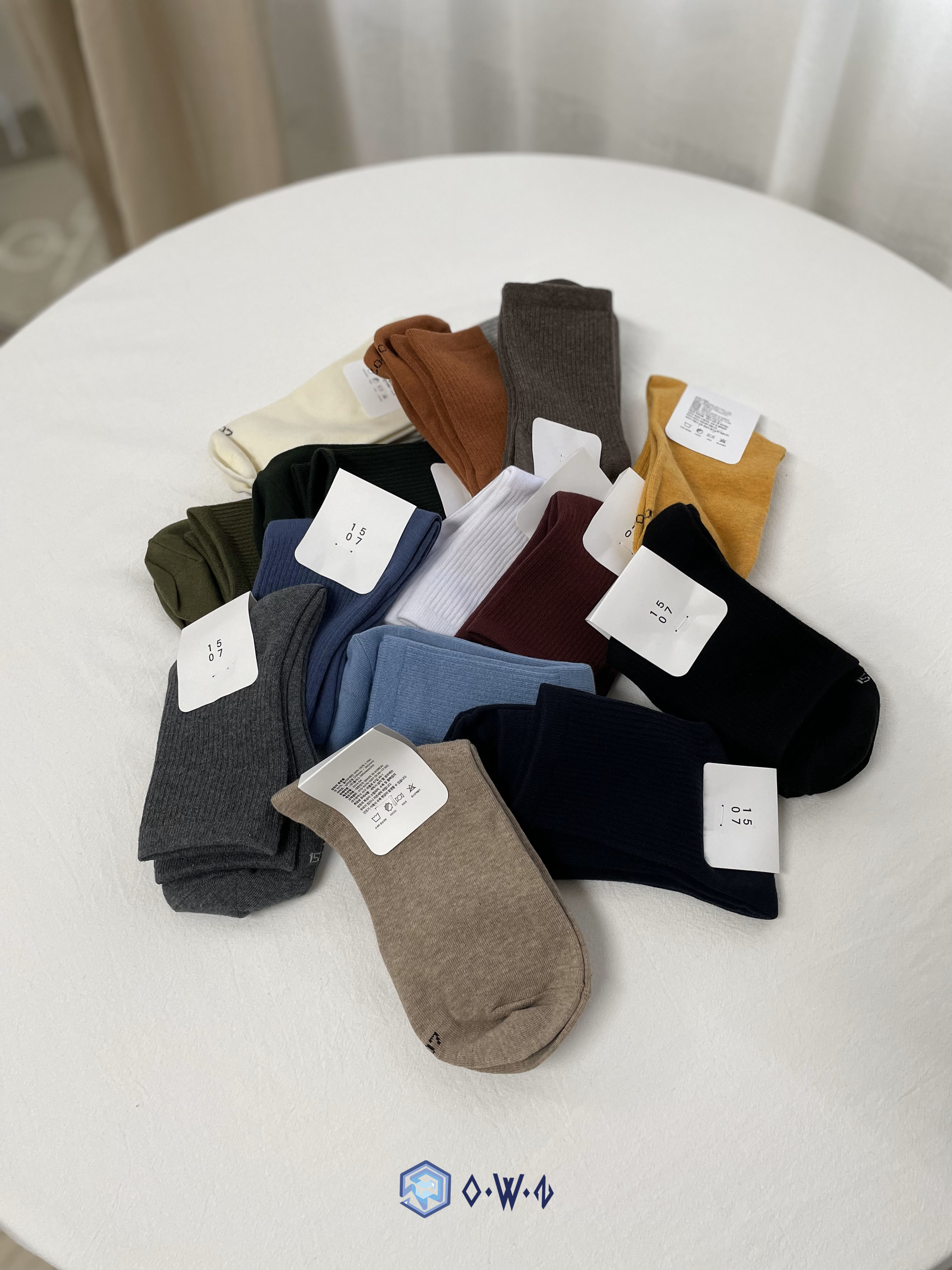 【OWN】韓國品牌 短襪 中長襪 色襪 韓國製襪子 Made In Korea 熱門品項 薄襪