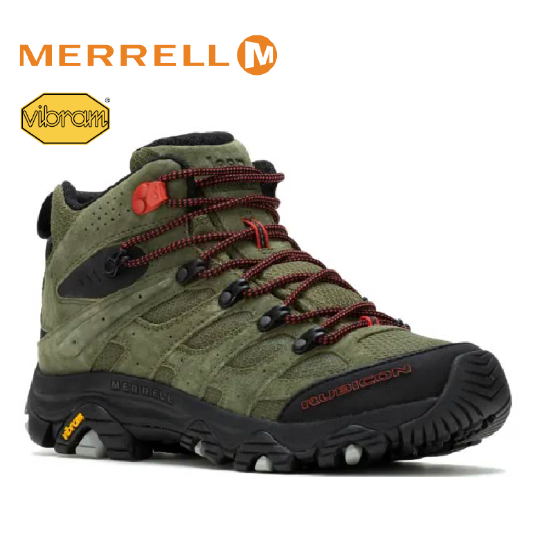 MERRELL 美國 MOAB 3 MID X JEEP 男 聯名限定中筒戶外登山鞋 軍綠 33ML005635