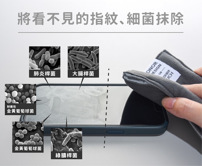 將看不見的指紋、細菌抹除