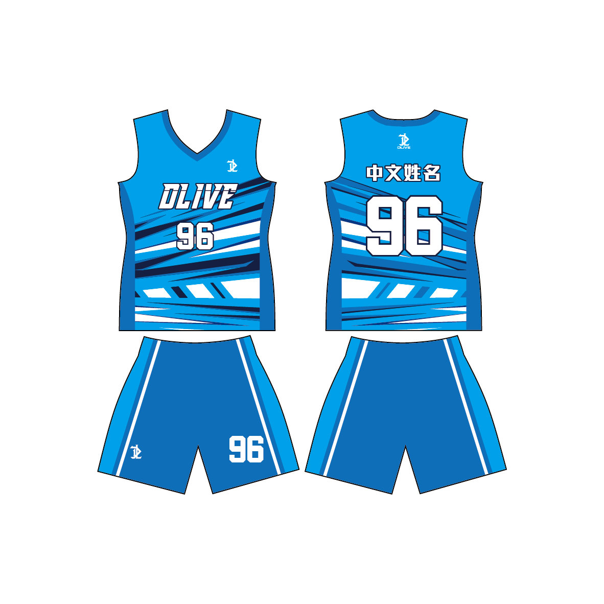 昇華排球背心 - 狂風