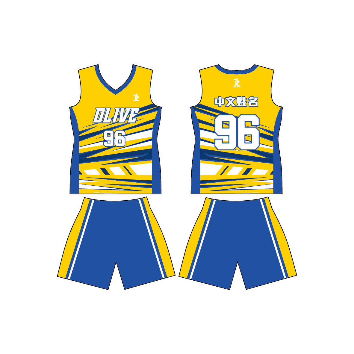 昇華排球背心 - 狂風