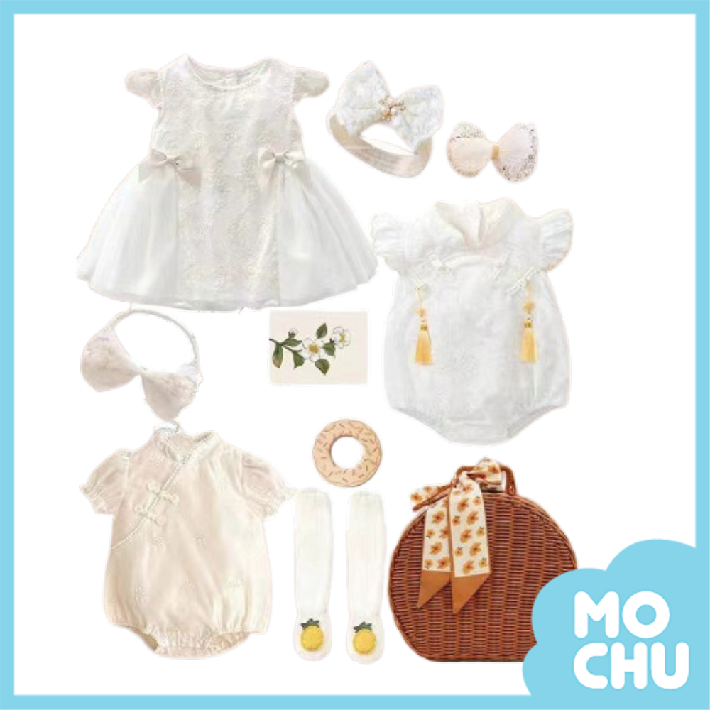 (3-6m現貨)夢幻仙女編織籃短袖禮盒(八款）