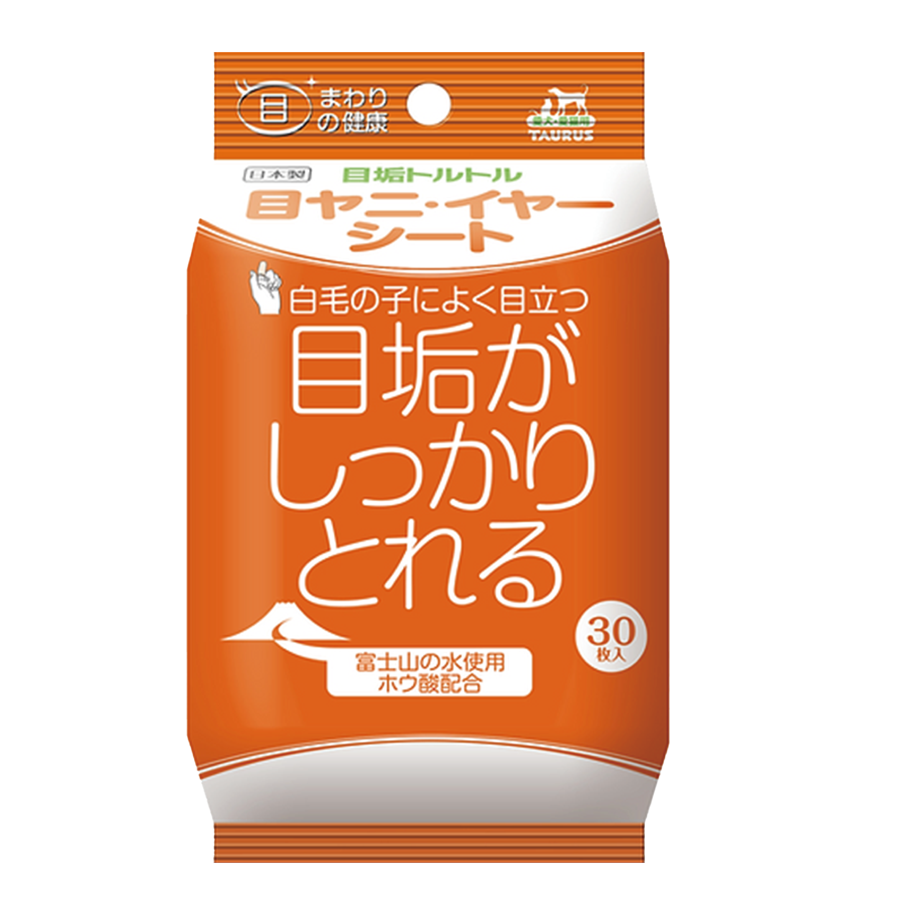日本TAURUS|淚痕對策濕紙巾(30枚入) (TRS-1536)