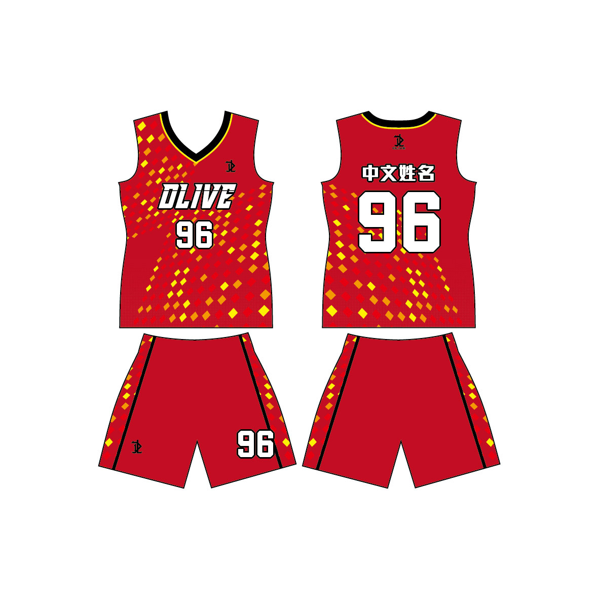 昇華排球背心 - 數碼寶貝