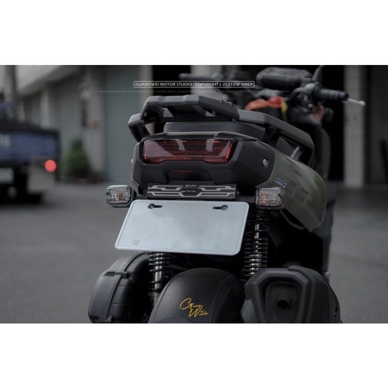 【SKUNY】短牌架 翹牌架 牌架鋁合金牌架 粉體烤漆 直上 免修改 水冷BWS/BWS/大B