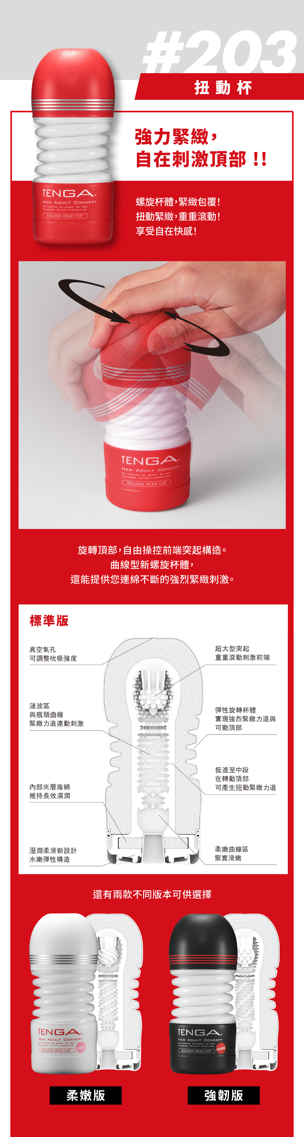 TENGA 扭動杯 杯內結構02