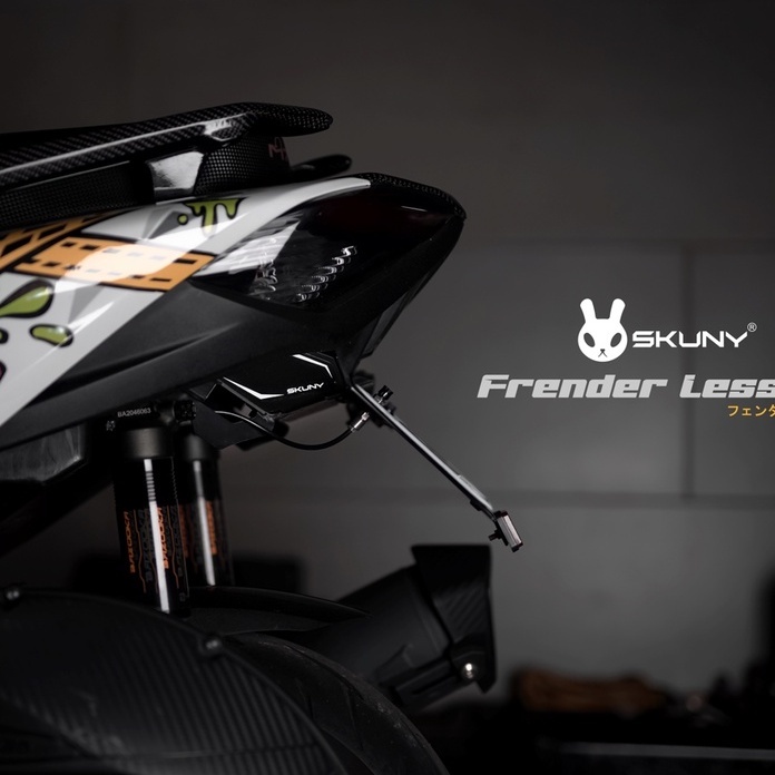 【SKUNY】六代勁戰短牌架 翹牌 牌架 勁戰6代/水冷勁戰 直上 鋁合金牌架 附LED牌照燈