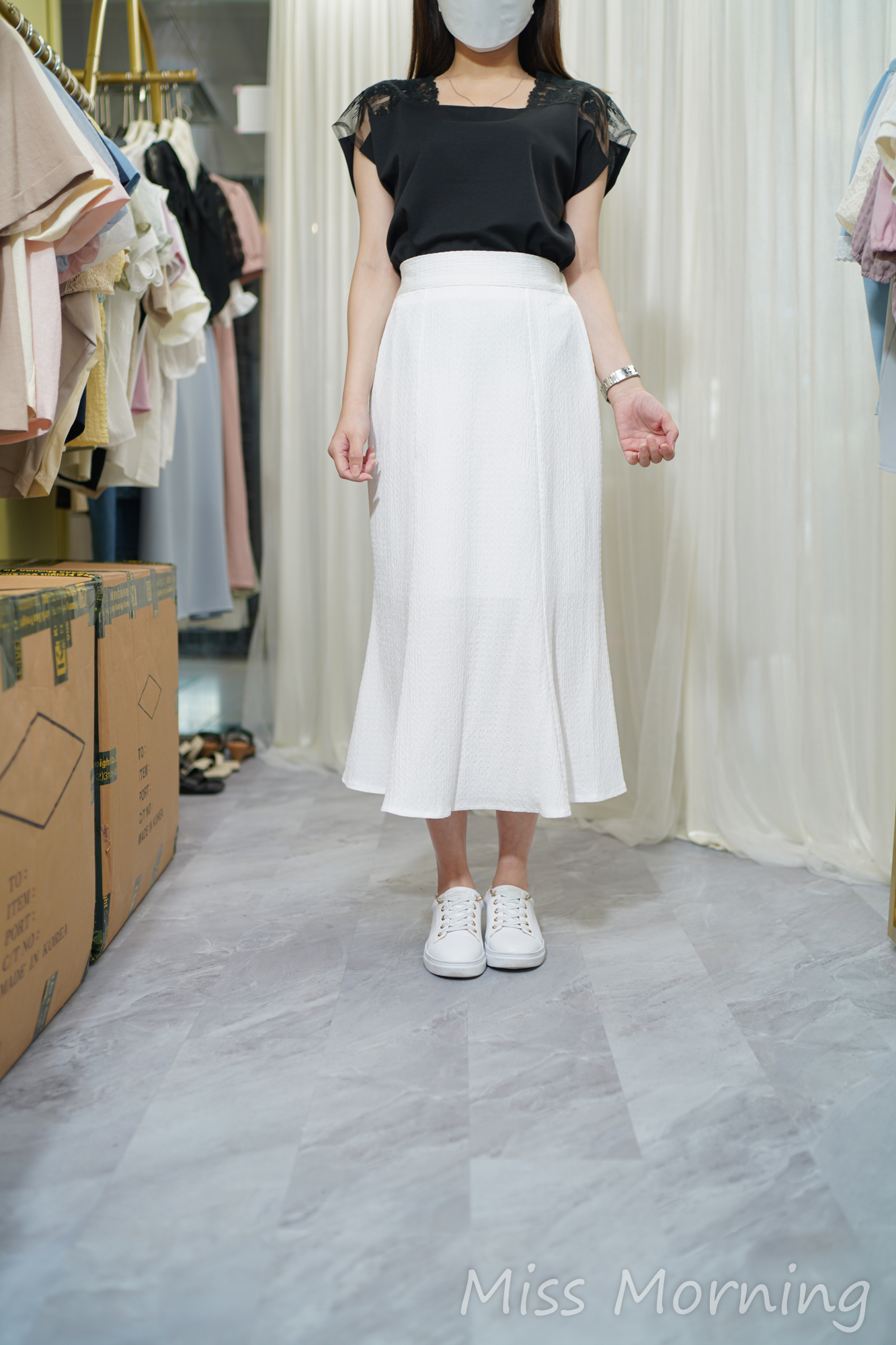 Lace肩款上衣(14040)