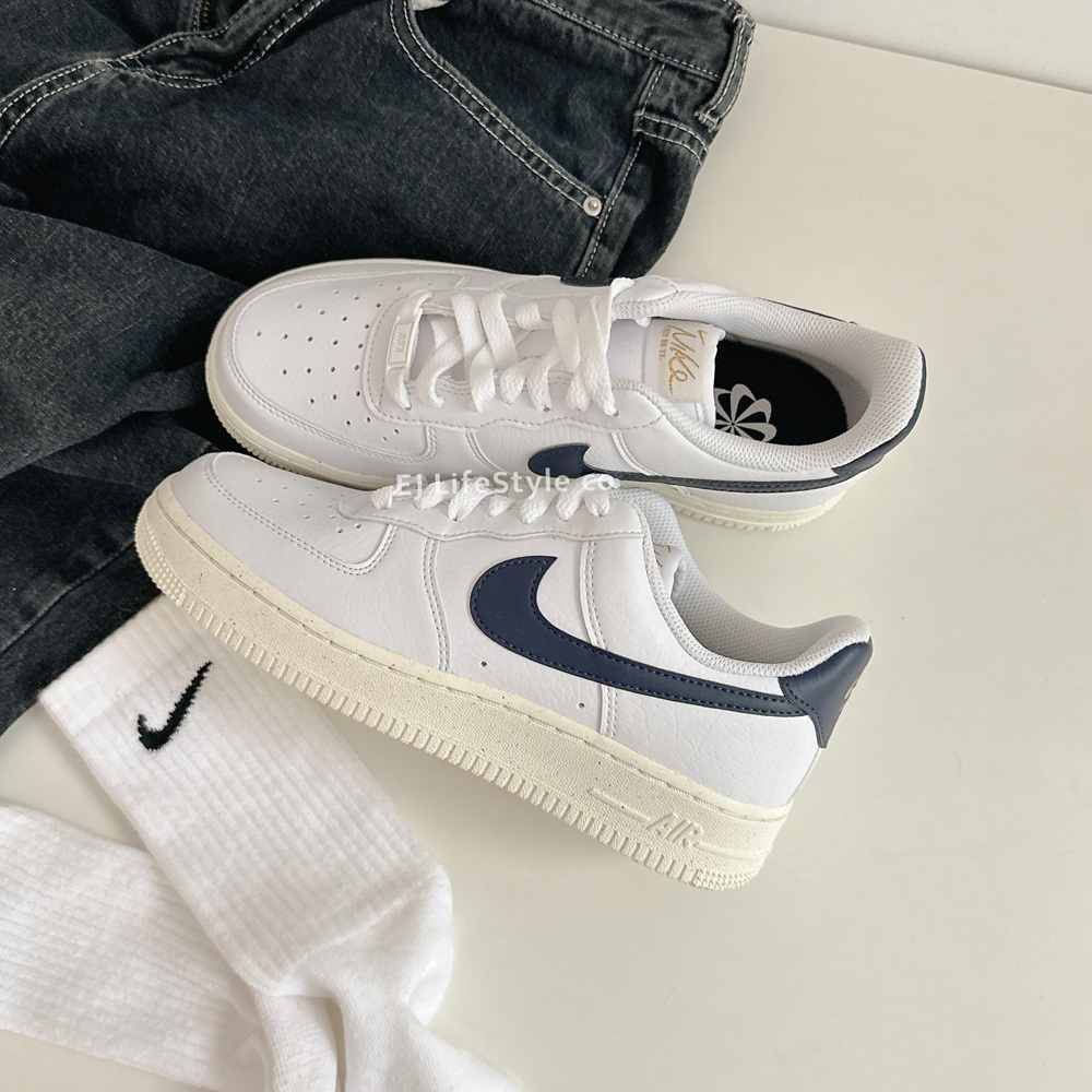 NIKE AIR FORCE 1 '07 NN AF1 NEXT NATURE OLYMPIC 藏藍 深藍 女鞋 FZ6768-100 / 調貨